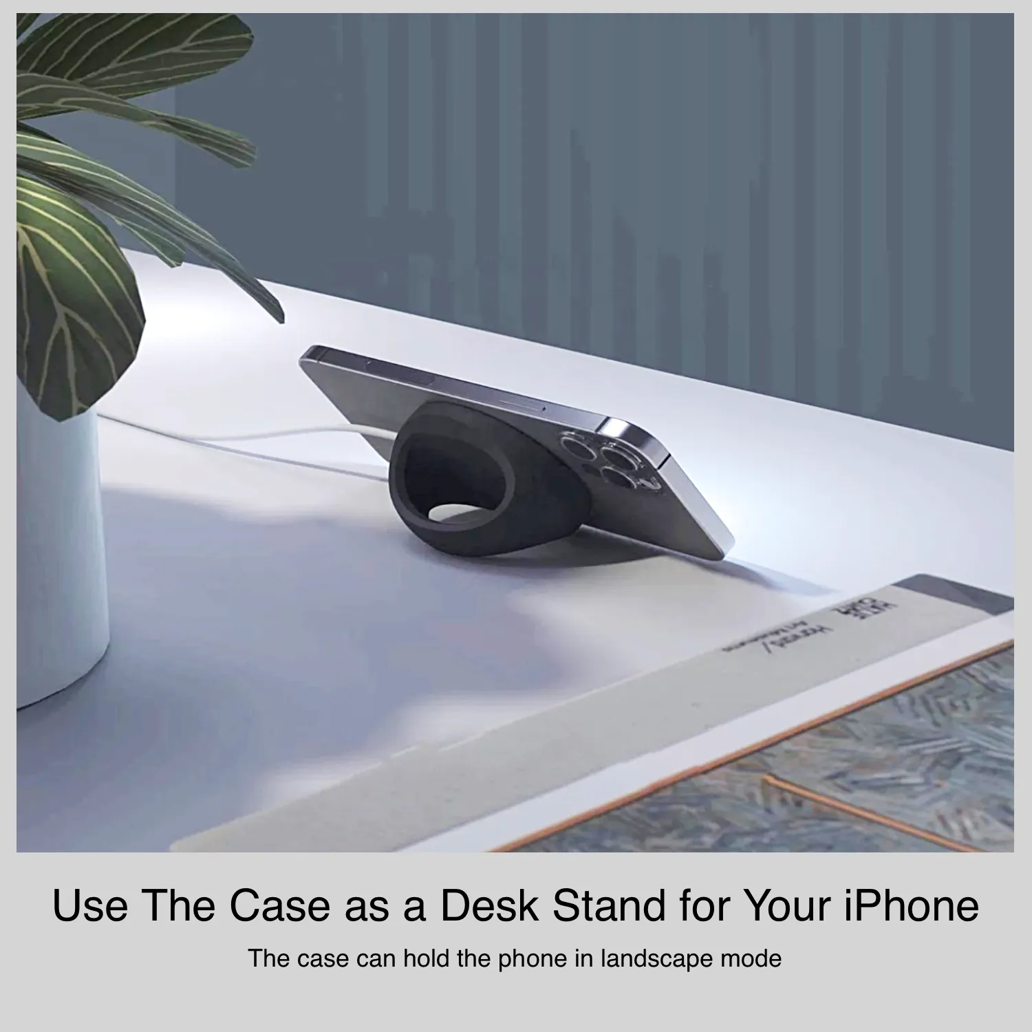 MagSafe Charger Silicone Case which can act as a stand