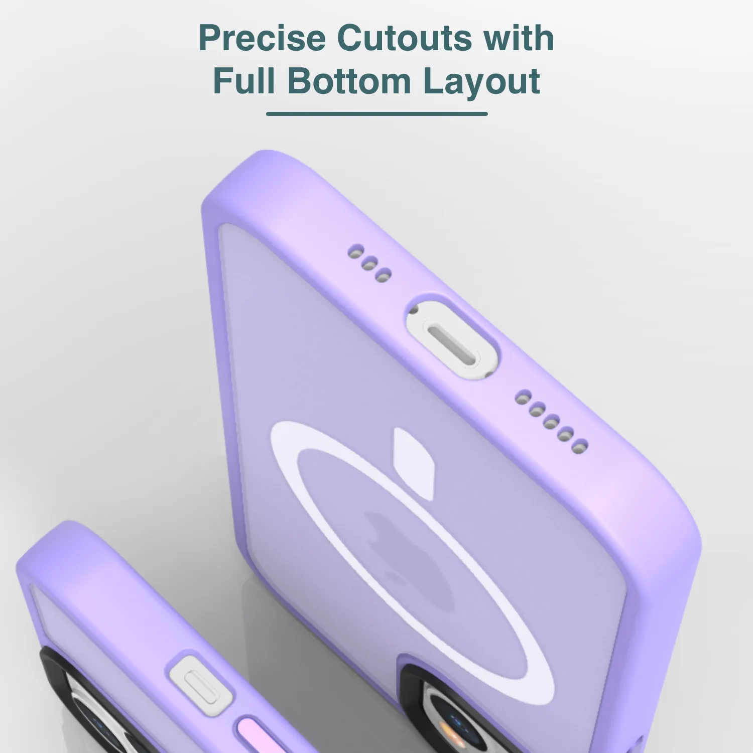 MagIT Hybrid Case for iPhone 12 with Precise Cutouts